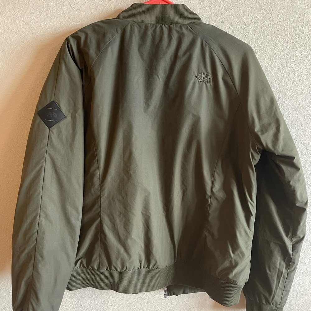North face down-filled bomber jacket